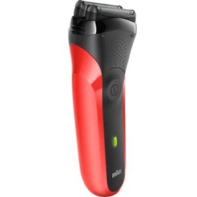 Braun Series 3 300s Electric Shaver In Red