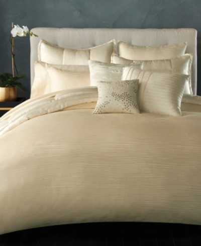 Donna Karan Home Reflection Ivory Full/queen Quilt Bedding