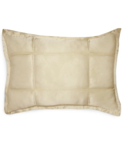Donna Karan Closeout!  Home Reflection Ivory Quilted Standard/queen Sham Bedding