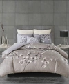 NATORI N NATORI SAKURA BLOSSOM COTTON SATEEN 3-PC. DUVET COVER SET, FULL/QUEEN