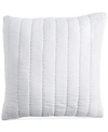Dkny Pure Quilted Voile Decorative Pillow, 18 X 18 In White