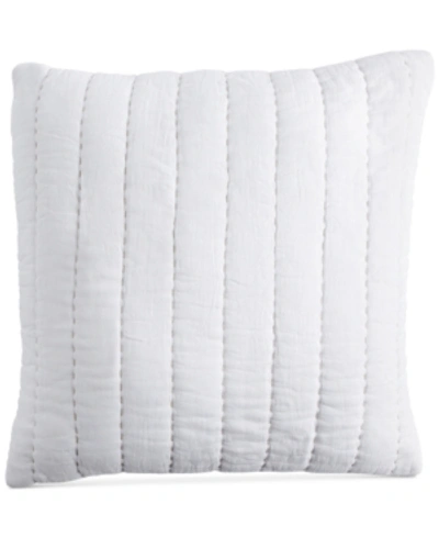 DKNY PURE QUILTED VOILE DECORATIVE PILLOW, 18" X 18"