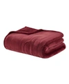 Woolrich Electric Reversible Plush To Berber Throw, 60'' X 70'' In Red