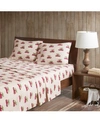 Woolrich Printed Flannel 3-pc. Sheet Set, Twin In Tan Cars