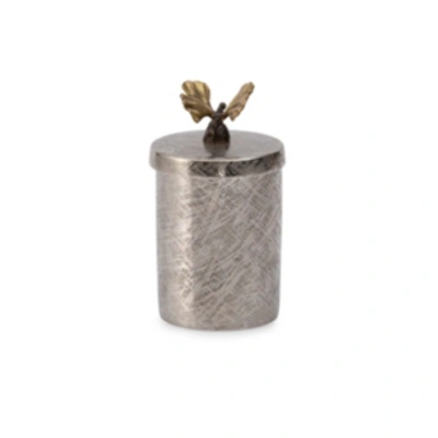 Michael Aram Butterfly Ginkgo Round Container In Silver