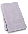 Ralph Lauren Sanders Solid Antimicrobial Cotton Hand Towel, 16" X 30" In Lavender Grey