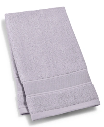 Lauren Ralph Lauren Sanders Solid Antimicrobial Cotton Hand Towel, 16" X 30" In Lavender Grey