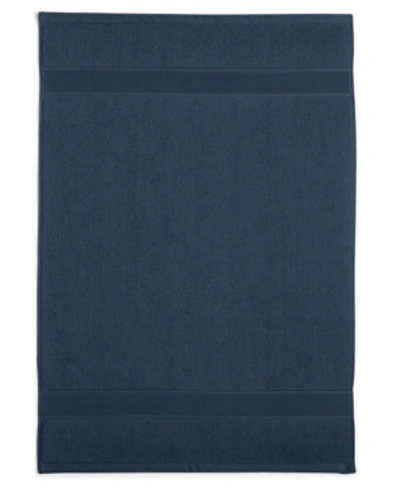 Lauren Ralph Lauren Sanders Solid Antimicrobial Bath Mats Bedding In Club Navy