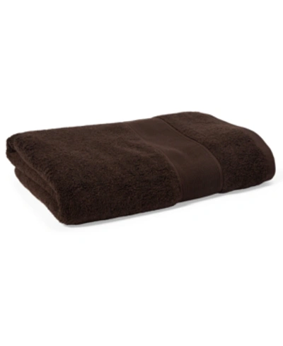 Lauren Ralph Lauren Sanders Solid Antimicrobial Cotton Bath Towel, 30" X 56" In Dark Chocolate