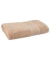 Ralph Lauren Sanders Solid Antimicrobial Cotton Bath Towel, 30" X 56" Bedding In Tan