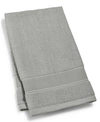 Ralph Lauren Sanders Solid Antimicrobial Cotton Hand Towel, 16" X 30" In Pewter Grey