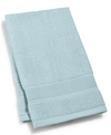 Ralph Lauren Sanders Solid Antimicrobial Cotton Hand Towel, 16" X 30" In Lagoon Blue