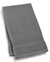 Ralph Lauren Sanders Solid Antimicrobial Cotton Hand Towel, 16" X 30" Bedding In True Charcoal