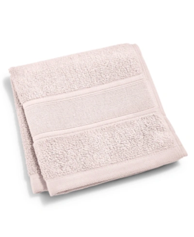 Lauren Ralph Lauren Sanders Solid Antimicrobial Cotton Washcloth, 13" X 13" In Potpourri Pink
