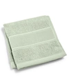 Ralph Lauren Sanders Solid Antimicrobial Cotton Washcloth, 13" X 13" In Spa Green