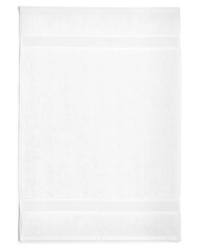 Lauren Ralph Lauren Sanders Solid Antimicrobial Bath Mats Bedding In White