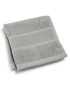 Ralph Lauren Sanders Solid Antimicrobial Cotton Washcloth, 13" X 13" In Pewter Grey