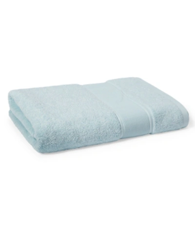 Lauren Ralph Lauren Sanders Solid Antimicrobial Cotton Bath Sheet, 35" X 66" In Lagoon Blue