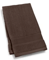 Ralph Lauren Sanders Solid Antimicrobial Cotton Hand Towel, 16" X 30" In Dark Chocolate