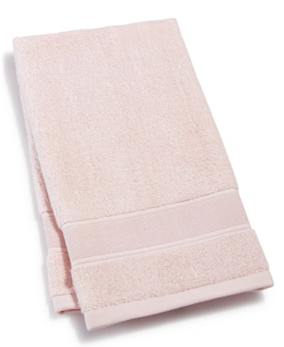Ralph Lauren Sanders Solid Antimicrobial Cotton Hand Towel, 16" X 30" In Potpourri Pink