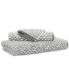 Ralph Lauren Sanders Basketweave Antimicrobial Washcloth, 13" X 13" In Pewter Grey