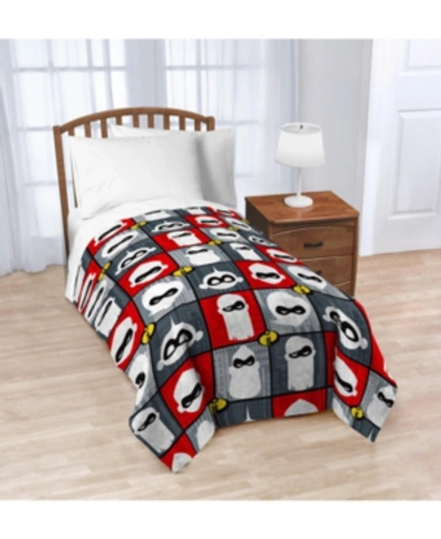 Disney Incredibles Throw Bedding In Red