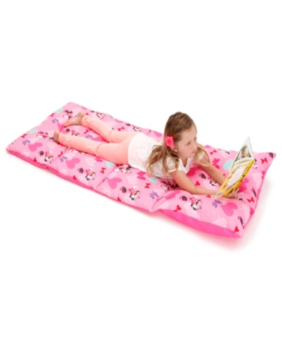 Disney Easy-fold Nap Mat Bedding In Minnie Mouse