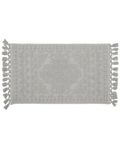 FRENCH CONNECTION NELLORE FRINGE COTTON 20" X 38" BATH RUG