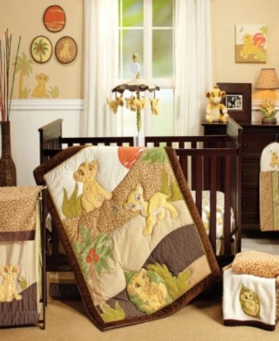 Disney Lion King 7-piece Crib Bedding Set Bedding In Green