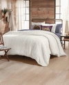 G.H. BASS & CO. G.H BASS & CO. CABLE KNIT SHERPA COMFORTER SET, KING