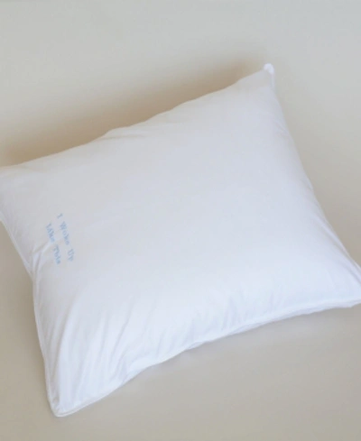 The Pillow Bar Down Alternative Standard Back Sleeper Pillow In Woke Up Like This