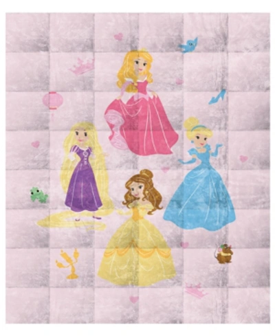 Disney Princess 4.5lb Weighted Blanket Bedding In Multi