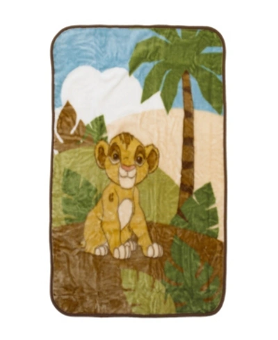 Disney Lion King Urban Jungle Luxury Plush Throw Blanket Bedding In Multi