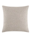 Kenneth Cole New York Essentials Marled Knit Throw Pillow Bedding In Linen Ash