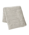 KENNETH COLE CLOSEOUT! KENNETH COLE NEW YORK ESSENTIALS CHUNKY KNIT GREY THROW