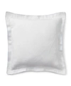 Ralph Lauren Sandra Geometric Decorative Pillow, 20" X 20" Bedding In White And Aqua Blue