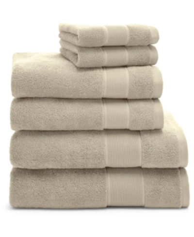 Lauren Ralph Lauren Sanders Solid Cotton 6-pc. Towel Set Bedding In Tan