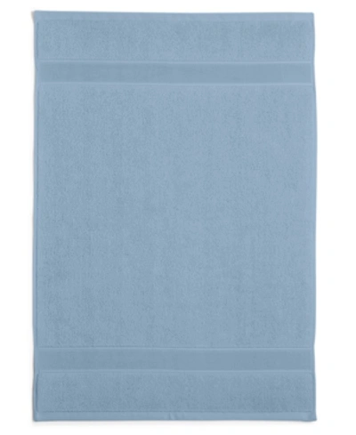 Ralph Lauren Sanders Solid Antimicrobial Bath Mats Bedding In Blue Slate