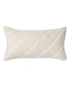 Donna Karan Seduction Decorative Pillow, 11" X 22" In Ivory