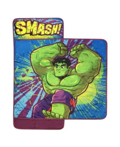 Marvel Hulk Smash 20" X 46" Nap Mat In Multi