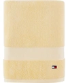 TOMMY HILFIGER MODERN AMERICAN SOLID COTTON BATH TOWEL, 30" X 54" BEDDING