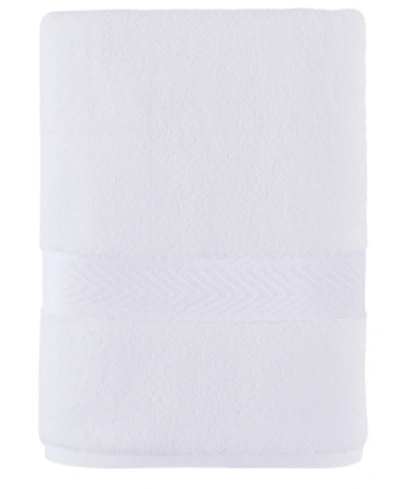 Tommy Hilfiger Modern American Solid Cotton Washcloth, 13" X 13" In White