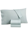 LUCKY BRAND CLOSEOUT! LUCKY BRAND BAJA STRIPE COTTON 230-THREAD COUNT 3-PC. TWIN SHEET SET, CREATED FOR MACY'S B