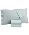 LUCKY BRAND CLOSEOUT! LUCKY BRAND BAJA STRIPE COTTON 230-THREAD COUNT 4-PC. KING SHEET SET, CREATED FOR MACY'S B