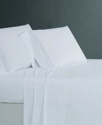 Sean John Solid Percale Sheet Set, Full Bedding In White