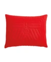 KARL LAGERFELD QUILTED BOW DECORATIVE PILLOW, 20" X 16" BEDDING