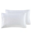 Tommy Bahama Solid Costa Sera King Sham Bedding In White