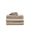 Dkny Quick Dry 6 Pieces Towel Set In Linen