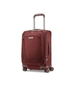 Samsonite Silhouette 16 Softside Expandable Carry-on Spinner Suitcase In Cabernet Red