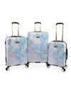 JUICY COUTURE PRINTED 3-PC. HARDSIDE LUGGAGE SET